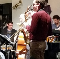 Band close-up from a jazz night